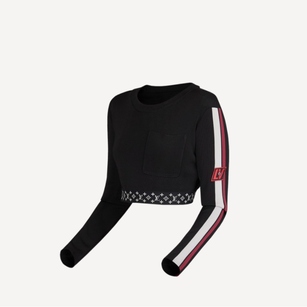 Louis Vuitton CROPPED PULLOVER WITH MONOGRAM BAND